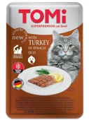Tomi Pate Hindili ve Ispanaklı Yetişkin Kedi Konservesi 100gr - 1