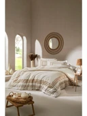 Özdilek Özel Gün Çift Kişilik Nevresim Takımı (Fotoğraf Çerçevesi Hediyeli)-Aurea Bej - 3