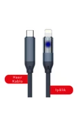 MTL  Işıklı Type-C to iPhone Lightning PD Hasır Hızlı Şarj Ve Data Aktarım Kablosu 20Watt 1 Metre MT2131 - 2