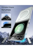 MTL  Samsung Z Flip 5 Şeffaf Magsafe Kılıf - 6