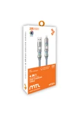 MTL  Type-C to Type-C 4 in 1 Silikon Hızlı Şarj ve Data Aktarım Kablosu 1.5 Metre 205W MT2514 - 1