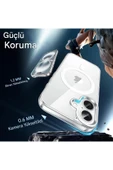 MTL  iPhone 16 Şeffaf Magsafe Kılıf - 4