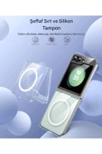 MTL  Samsung Z Flip 5 Şeffaf Magsafe Kılıf - 3