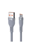 MTL  USB to Type-C Silikon Hızlı Şarj ve Data Aktarım Kablosu 1 Metre 3.4 Amper MT2352 - 2