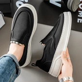 Erkek Günlük Slip-On Ayakkabı (Siyah) - 2
