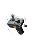 MTL  Araç İçin Bluetooth FM Modülatör Transmitter Çakmaklık MT9874 - 2