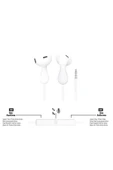 MTL  3.5 MM Jack Girişli Stereo Kulak İçi Sporcu Kablolu Kulaklık MT204 - 2