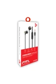 MTL  3.5 MM Jack Girişli Stereo Kulak İçi Metal Kablolu Kulaklık MT266 - 1