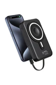 MTL 10.000 Mah Magsafe, Apple Watch Şarj Ve Airpods Şarj Ile Uyumlu 22,5w Kablolu Powerbank Mt4450 - 5