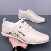 Erkek Deri Sandalet (Bej) thumbnail 6