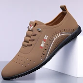 Erkek Deri Sandalet (Bej) thumbnail 4