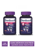 Sambucol Plus Kids Yummies 60 Çiğnenebilir Jelibon 2'li Set - 1