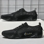 Erkek Yazlık Deri Günlük Ayakkabı (Siyah) thumbnail 1