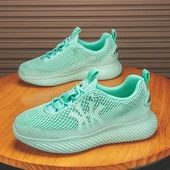 Unisex Yazlık Fileli Spor Ayakkabı (Yeşil) thumbnail 5