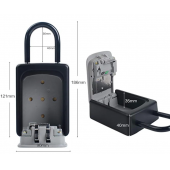 İnsafe ISC802KEY Şifreli Çelik Kasa, Anahtar Kasası, Anahtar Dolabı - 5