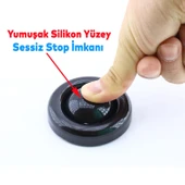 5'li Vidalanan Siyah Silikon Kapı Stoperi Tamponu Vidalı Kapı Arkası Koruyucu Kolu Durdurucu Tutucu - 5