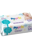 KANDİLLİ Poyrix Ultra Soft Islak Bebek Havlusu 120 Li X 12 Adet (1440 Yaprak) - 1