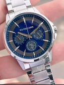 U.S.Polo Assn Çelik Kordon İç Fonksiyonları Aktif 5 Atm Suya Dayanıklı Erkek Kol Saati USPA.FS1000.03 - 2