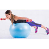 Pilates Topu 65 Cm Mavi -Top Şişirme Pompası - 2