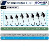 Cultiva 11779 JH-84 Horse Mackerel Bullet LRF Jighead 5 Pcs - 3