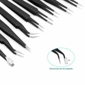 Antistatik Cımbız Seti 10 Parça Kumaş Çantalı - 5