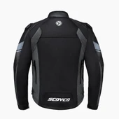 SCOYCO JK152 4 MEVSİM KORUMALI GRİ MOTOSİKLET MONT thumbnail 2