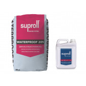 SUPROLL WATERPROOF 205 ÇİMENTO EASLI İKİ BİLEŞENLİ TAM ESNEK SU YALITIM MALZEMESİ - 1