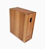 Woodsaka Reka Monitör Standı - Bilgisayar Yanı Masa Düzenleyici - Monitör Yükseltici - Araç & Gereç Saklama Kutusu - Ceviz - 30cm x 21.9cm x 10.2cm - 4