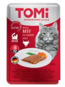 Tomi Pate Dana Etli ve Havuçlu Yetiskin Kedi Konservesi 100 Gr - 1