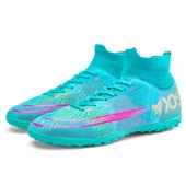 Çocuk Futbol Ayakkabısı - Yüksek Bilekli - Uzun Kramponlu (Siyah Gül Krampon) thumbnail 6