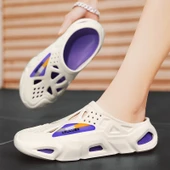 Erkek Terlik Sandalet - EVA - Plaj ve Su Ayakkabısı (Mor) thumbnail 5