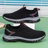 Unisex Kaymaz Taban Yürüyüş Ayakkabısı (Koyu Gri) thumbnail 7