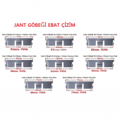 Jant Göbeğİ FİAT 55/52 (52mm YUVA) 4LÜ SET MAVi - 2
