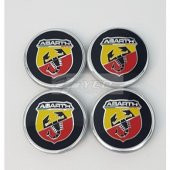 Jant Göbeği Abarth 56/52 52mm Yuva 4lü Set Alüminyum - 2