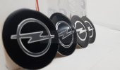 Yapıştırma Jant göbeği Logosu Opel UYUMLU 60mm 4lü set Kabartmalı - 1