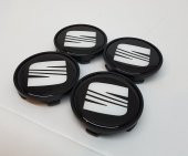 Jant Göbeğİ SEAT 69/65 65mm YUVA Siyah 4LÜ SET Plasto Damla - 1
