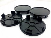jant göbeği Kapağı 69mm dış çap ,65mm iç çap 4lü Set Siyah - 1