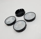 Jant Göbeği Tofaş 58/55 55mm iç çap 4lü set T logolu Silver - 2