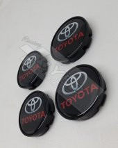 Jant Göbeği Toyota 75/72 72mm Yuva Büyük 4lü Set Plasto Damla - 1