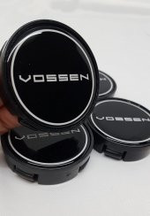 Jant Göbeğİ VOSSEN 56/52 52mm YUVA 4LÜ SET Plasto Damla Siyah - 1