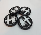 Jant Göbeği ALFA ROMEO 69/65 65mm YUVA 4LÜ SET SİYAH - 1