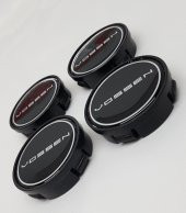 Jant Göbeğİ VOSSEN 56/52 52mm YUVA 4LÜ SET Plasto Damla Siyah - 3