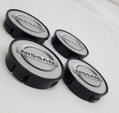 Jant Göbeği Nissan 65/60 60mm Yuva 4lü set Silver Plasto Damla - 2