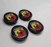 Jant Göbeğİ Abarth 55/52 (52mm Yuva) 4lü Plasto Damla Karbon - 1