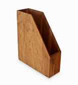 Woodsaka Reka Dosyalık & Dergilik - Ceviz - 29.6cmx 8.5cm x 32cm - 2