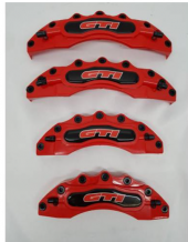 Kaliper Kapağı GTI Logolu 4lü Kırmızı Renk Plasto Logo - 1