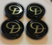 Jant Göbeğİ Daimler 58/55 (55mm Yuva) 4lü Plasto Damla SİYAH - 1