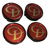 Jant Göbeğİ Daimler 55/52 (52mm Yuva) 4lü Plasto Damla KIRMIZI - 1