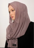 Tesettür Şal - Şifon - Vizon thumbnail 4