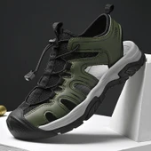 Erkek Plaj Sandalet (Yeşil) thumbnail 2